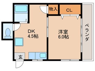 コ－ポハクシンの物件間取画像